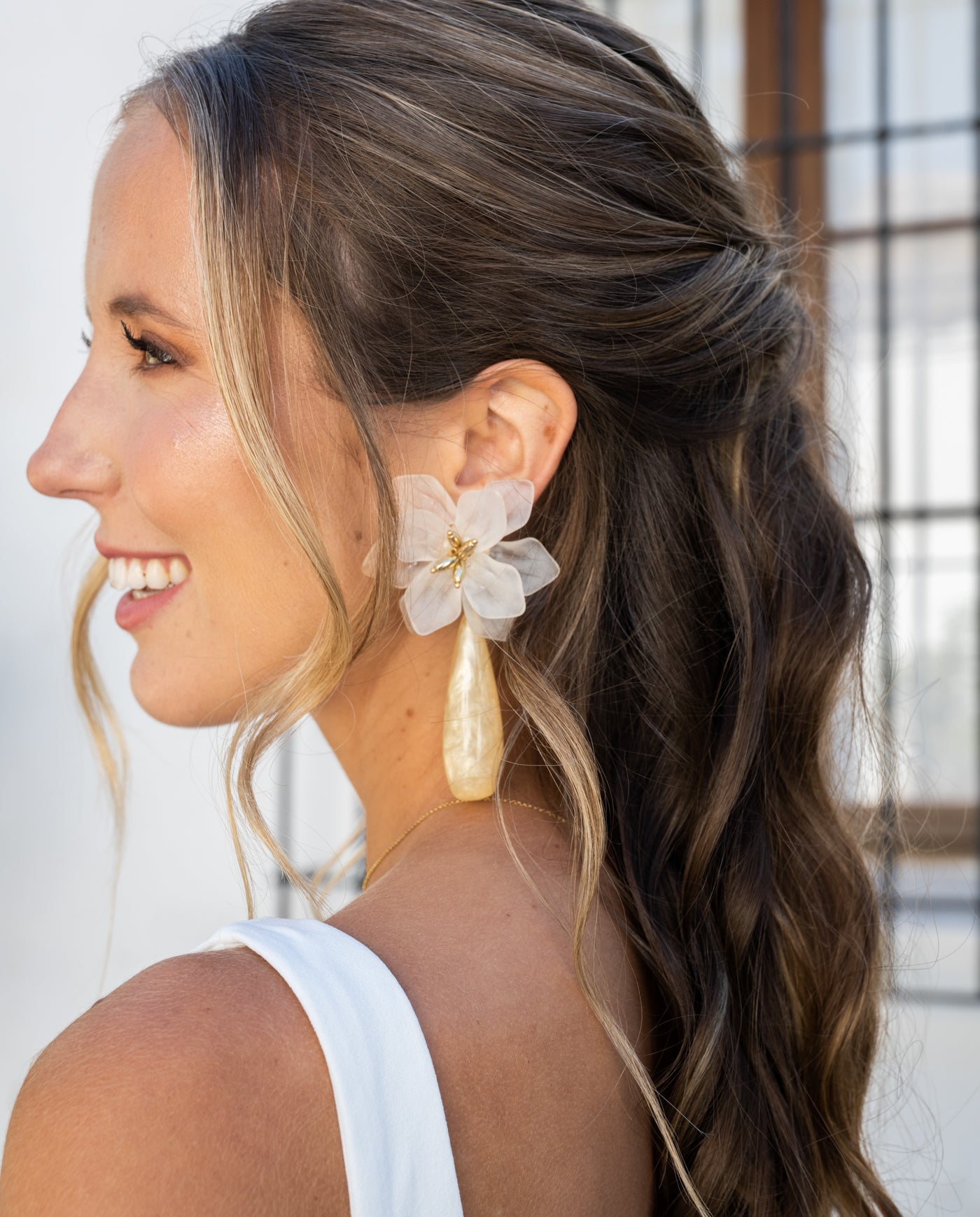 Aros Lily Flor Ivory/Beige