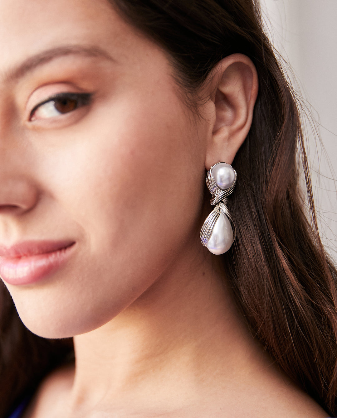 Aros Nicoleta Plateado