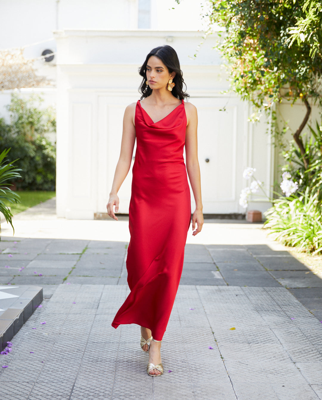 Vestido de Fiesta Montserrat Rojo