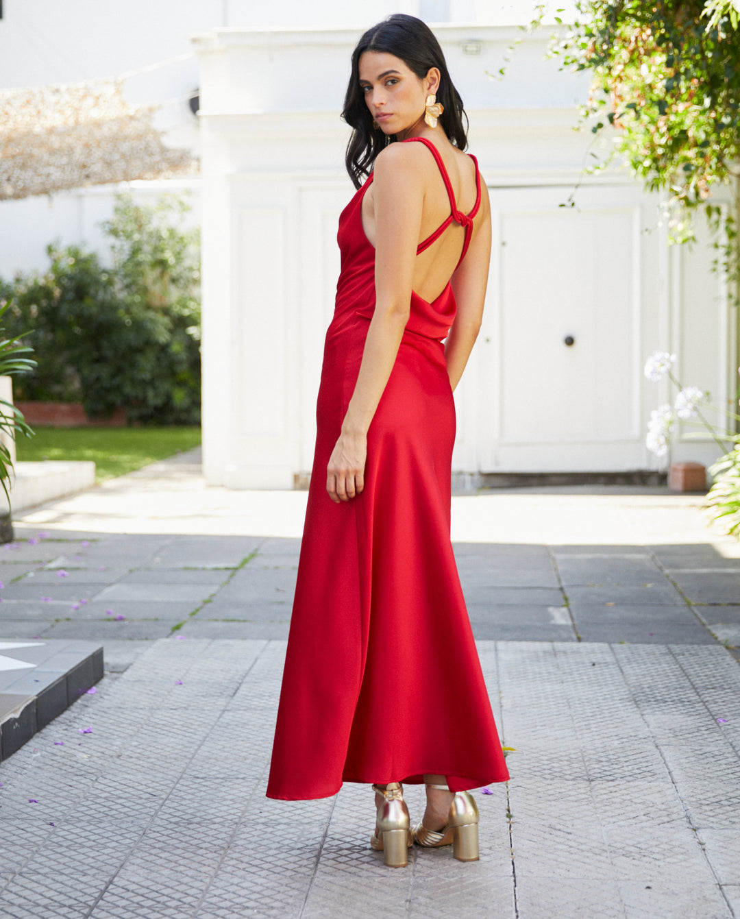 Vestido de Fiesta Montserrat Rojo