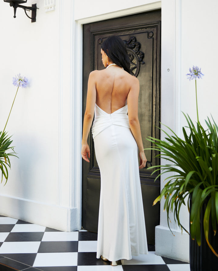 Vestido Largo de Novia Alba Blanco