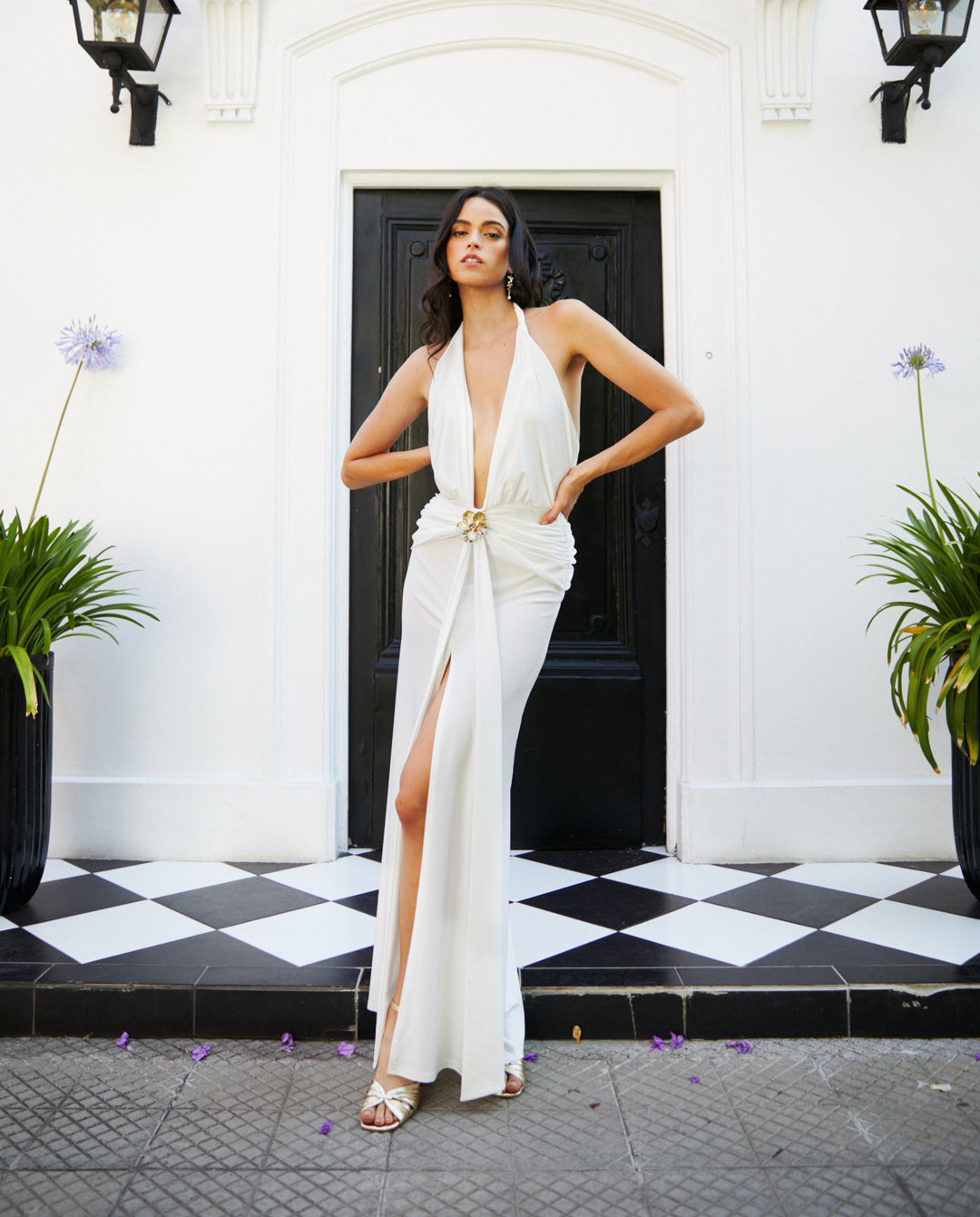Vestido Largo de Novia Alba Blanco
