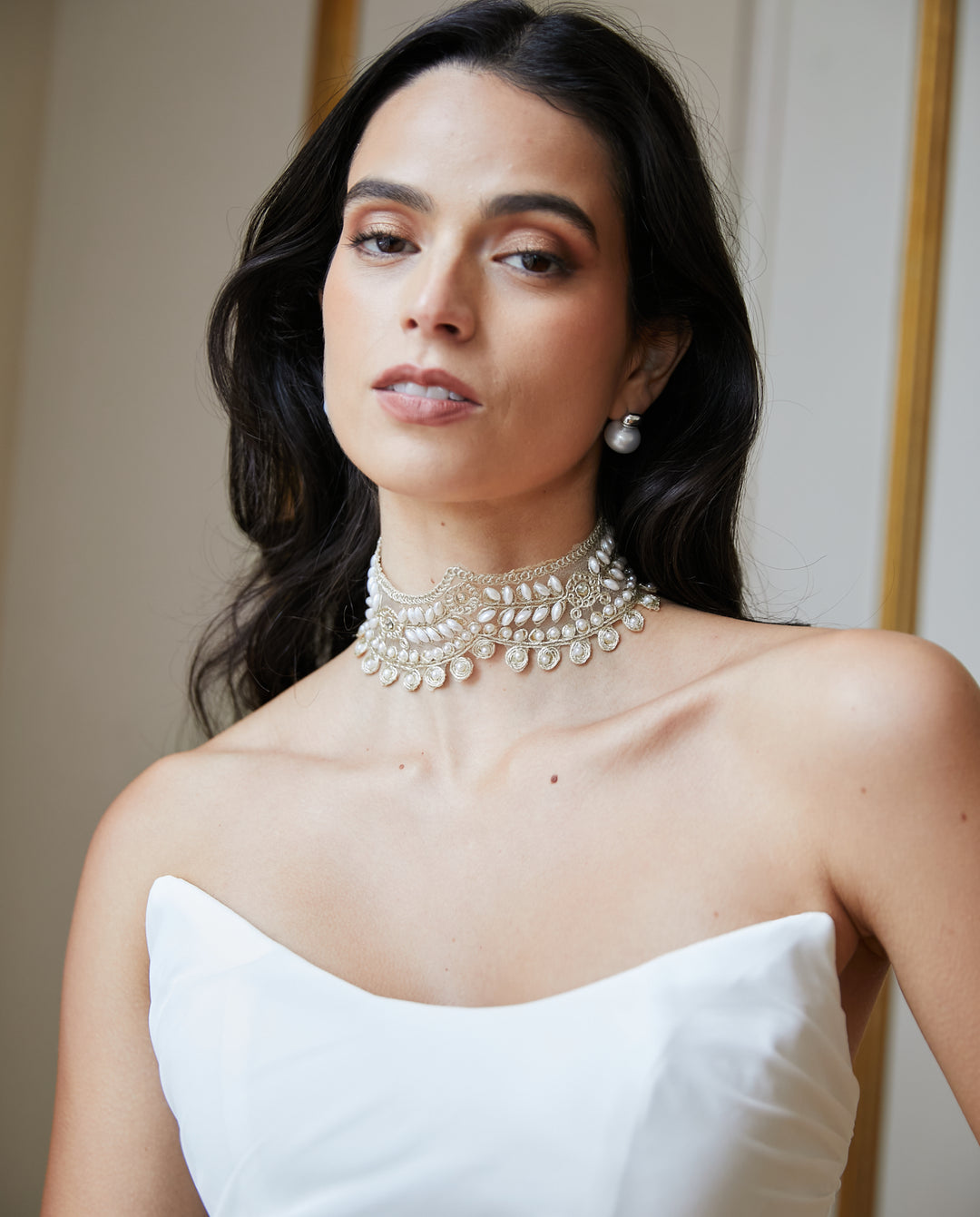 Chocker Indio Naira Dorado