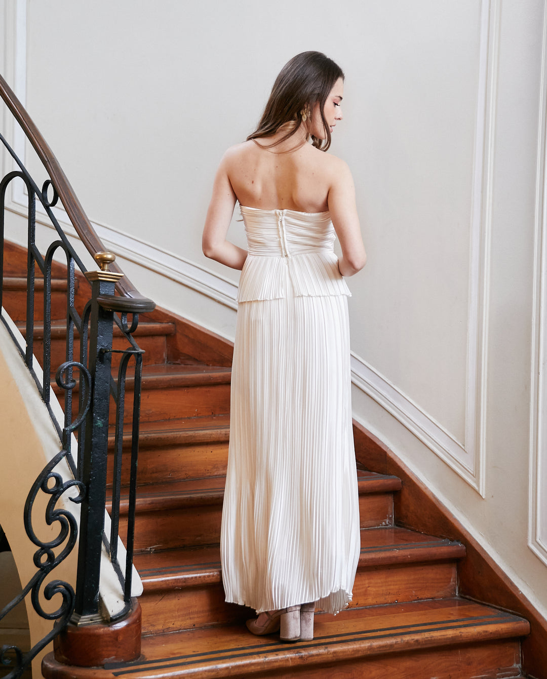 Conjunto de Novia Fiora Crema