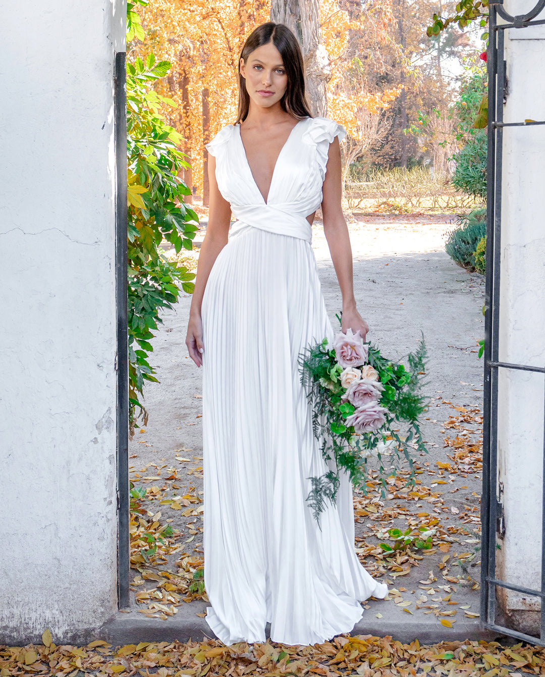 VESTIDO DE NOVIA LARGO SEÚL BLANCO