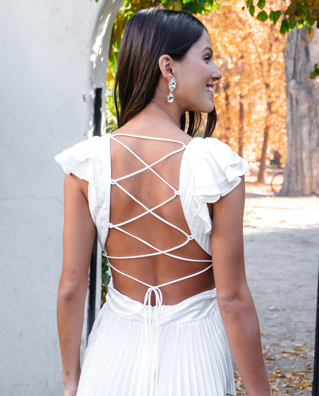 VESTIDO DE NOVIA LARGO SEÚL BLANCO