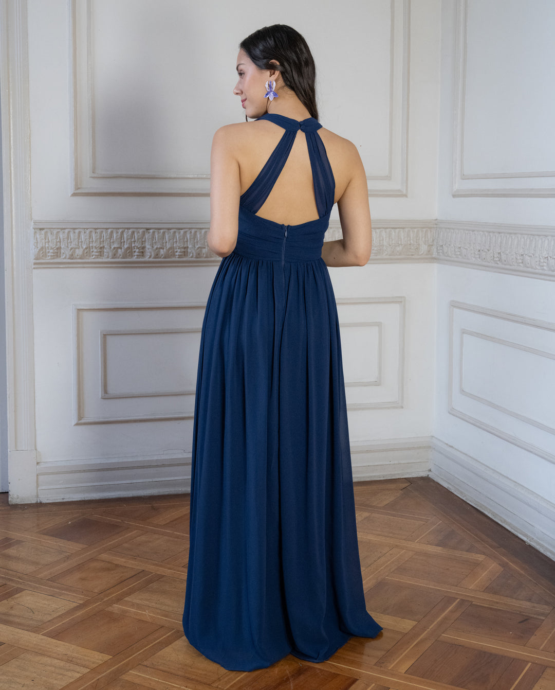 Vestido de Fiesta Bali Azul Oscuro