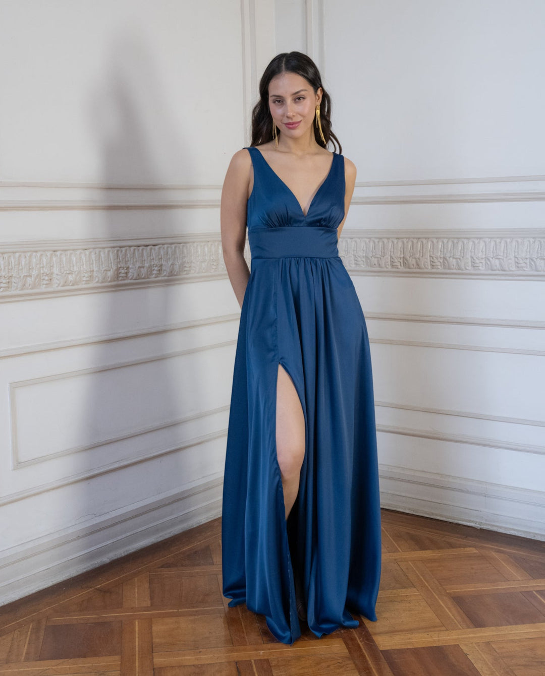 Vestido de Fiesta Versalles Azul