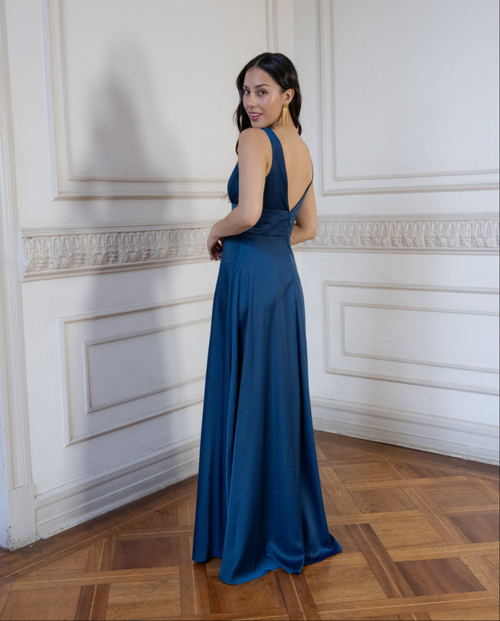 Vestido de Fiesta Versalles Azul