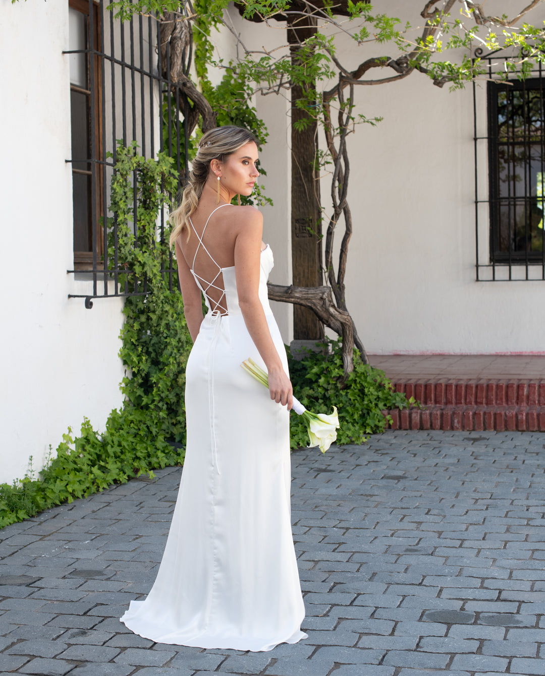 Vestido Largo de Novia Carla Corset Blanco