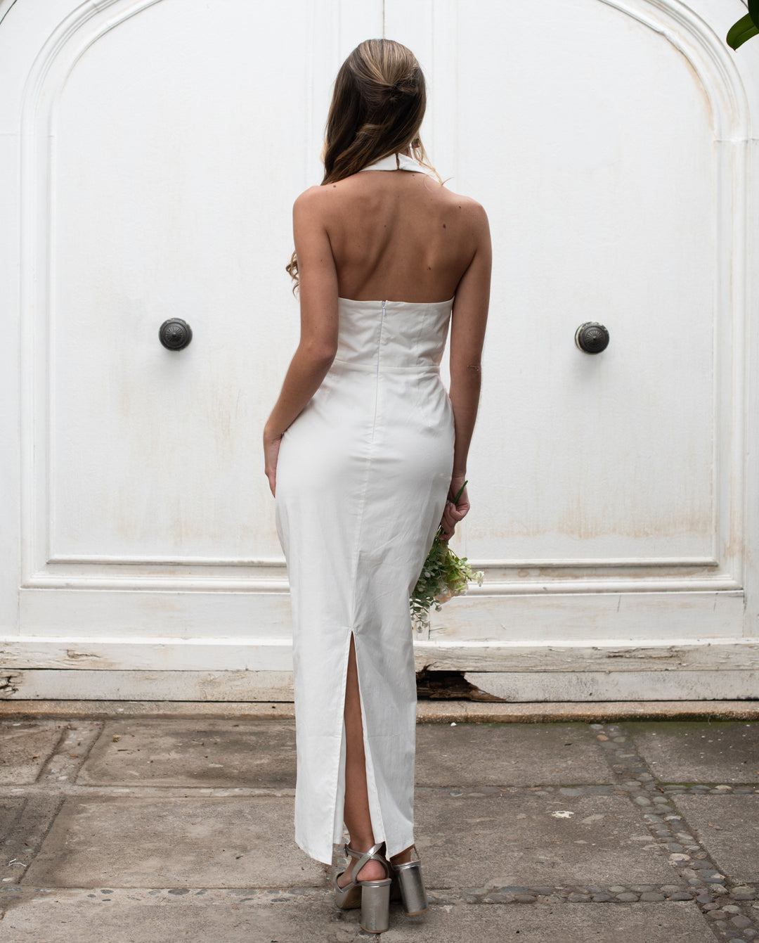 Vestido Midi Lorenza Blanco