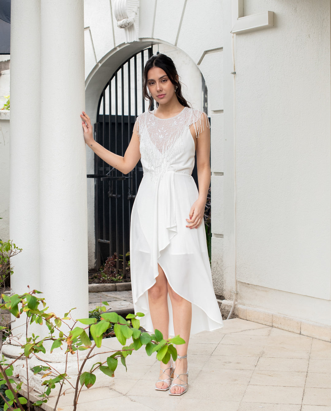 Vestido Midi Madrid Blanco