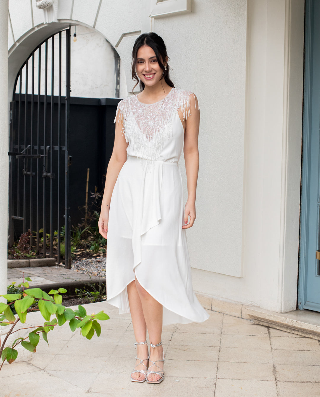 Vestido Midi Madrid Blanco