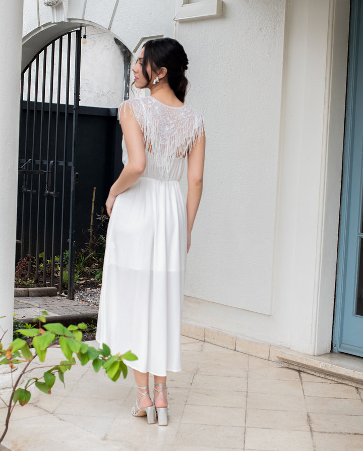 Vestido Midi Madrid Blanco