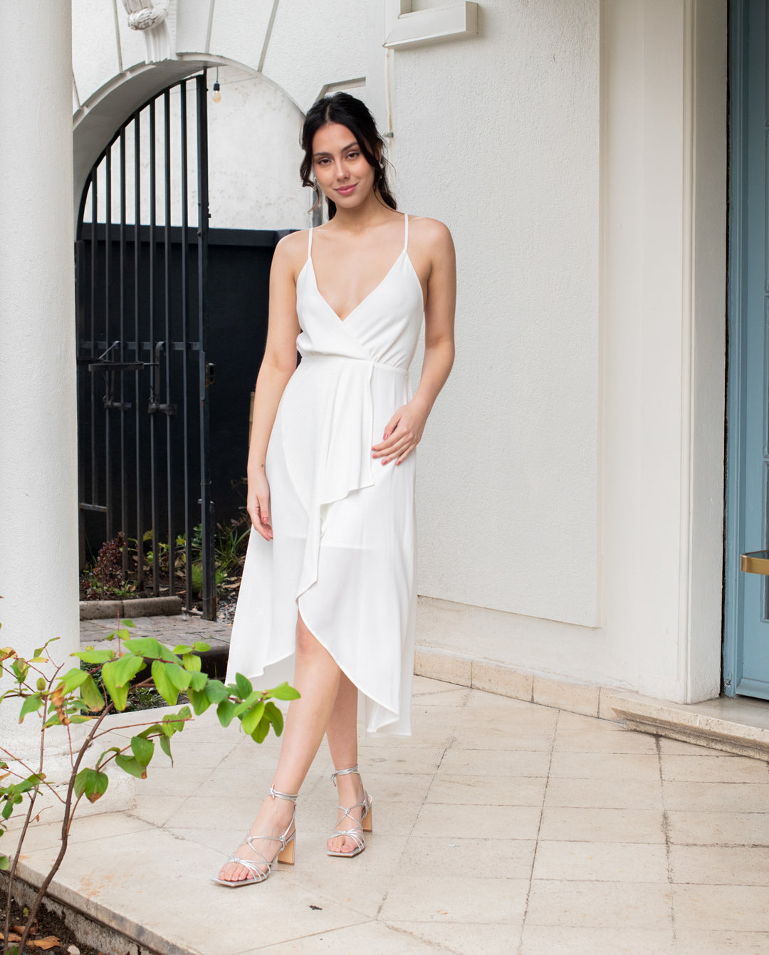 Vestido Midi Madrid Blanco