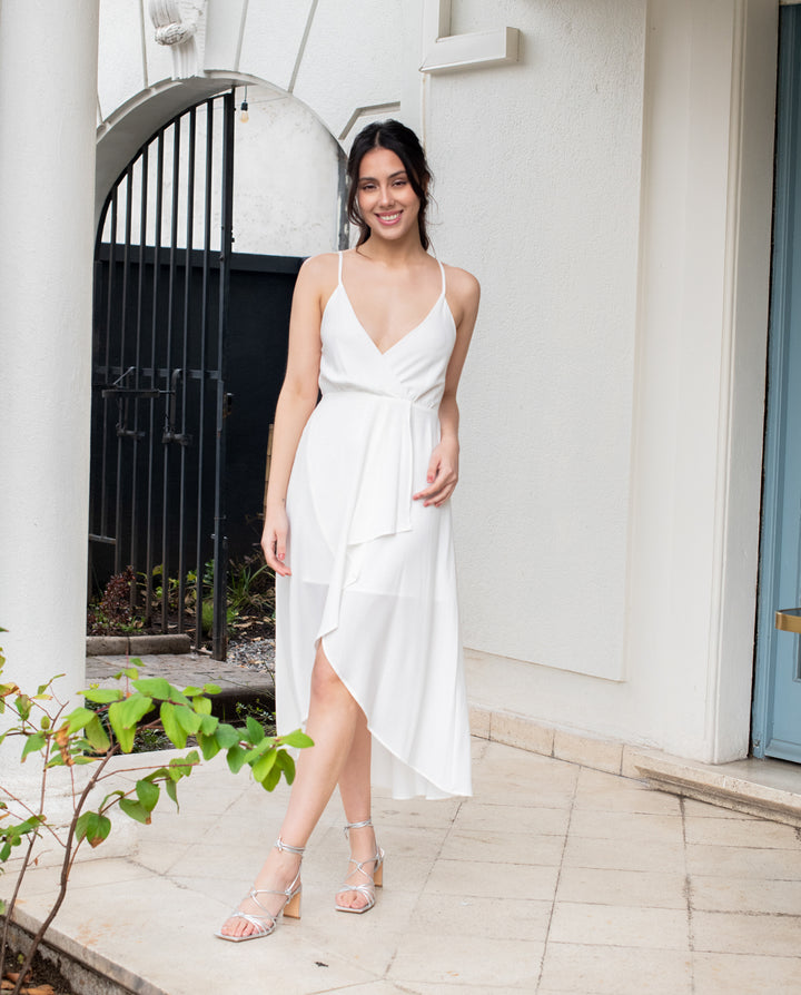 Vestido Midi Madrid Blanco