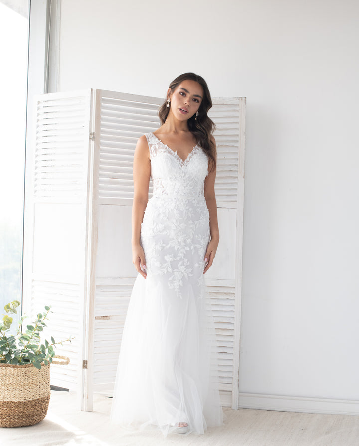 Vestido de Novia Malta Blanco