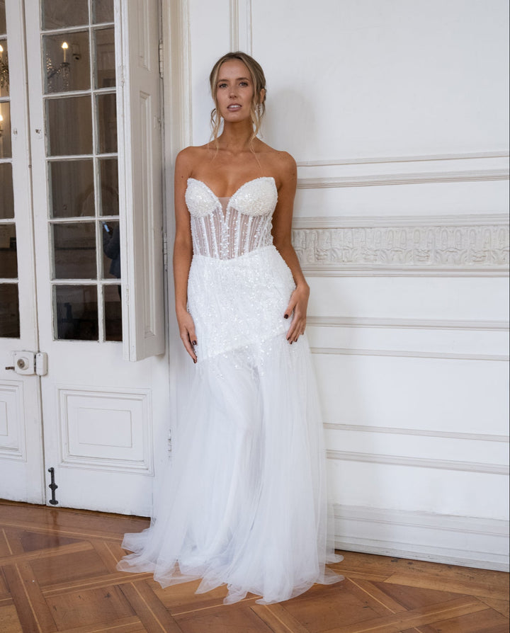 Vestido de Novia Bilbao Lentejuelas