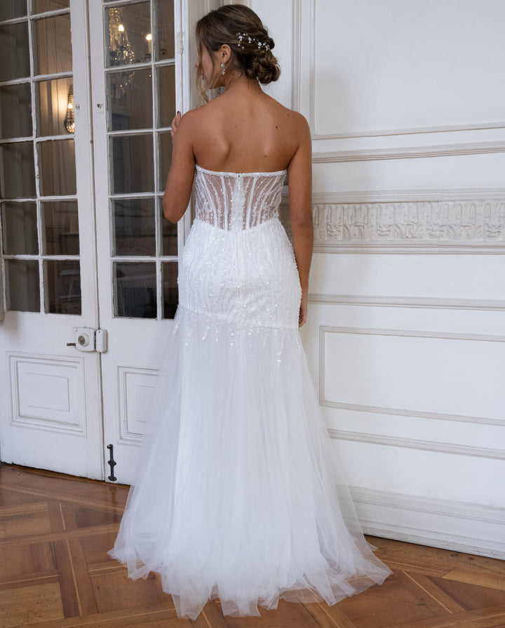 Vestido de Novia Bilbao Lentejuelas