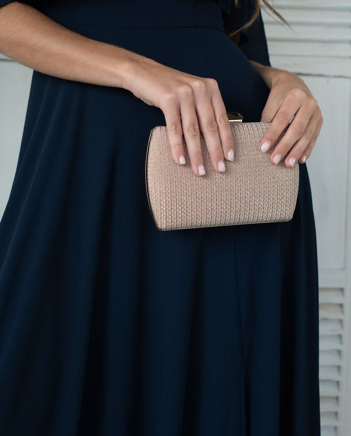 Clutch Samara Brillos Rose Gold