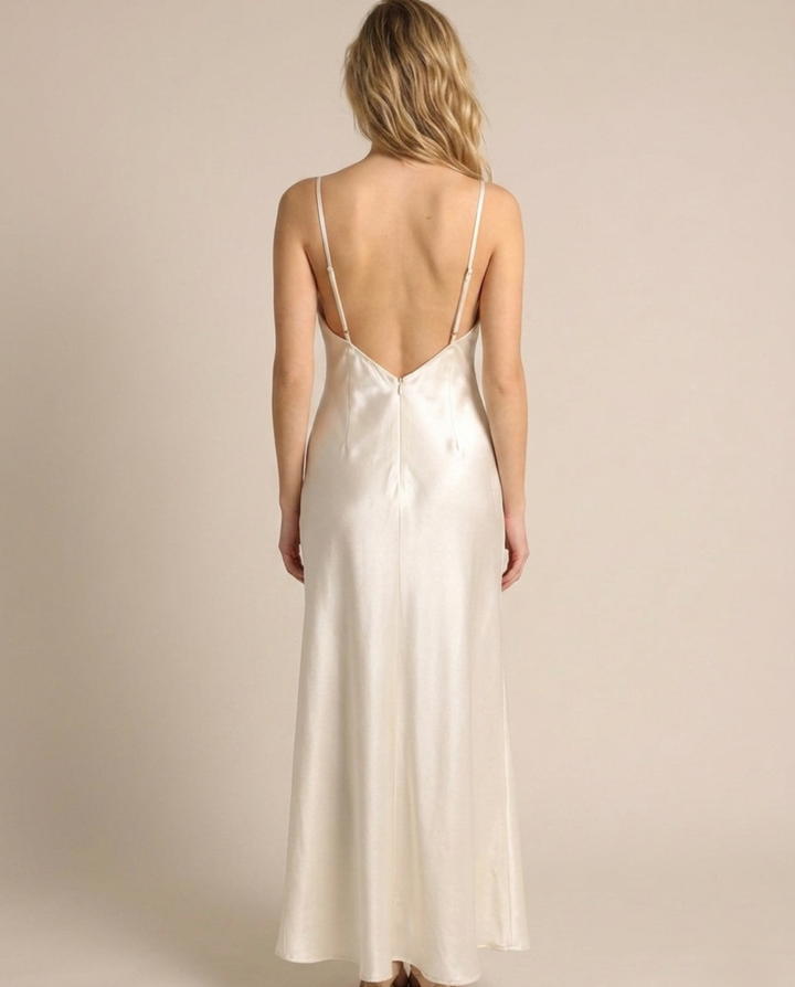 MIDI VESTIDO EMMA CHAMPAGNE