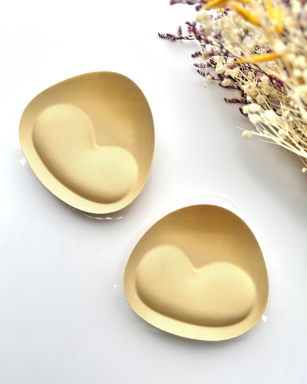 Almohadilla Push-Up Adhesiva de Tela Beige