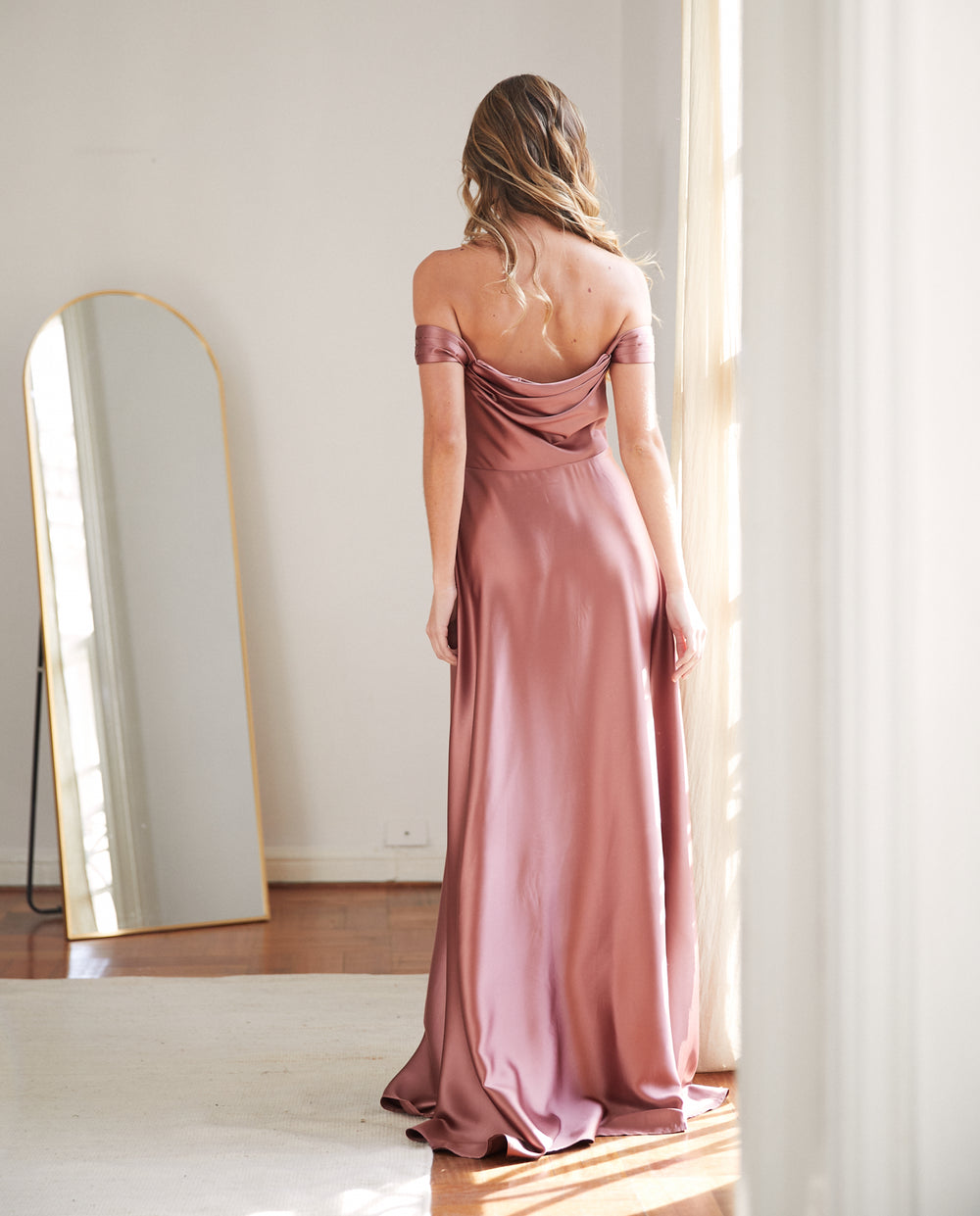 Vestido Largo de Fiesta Miranda Canela