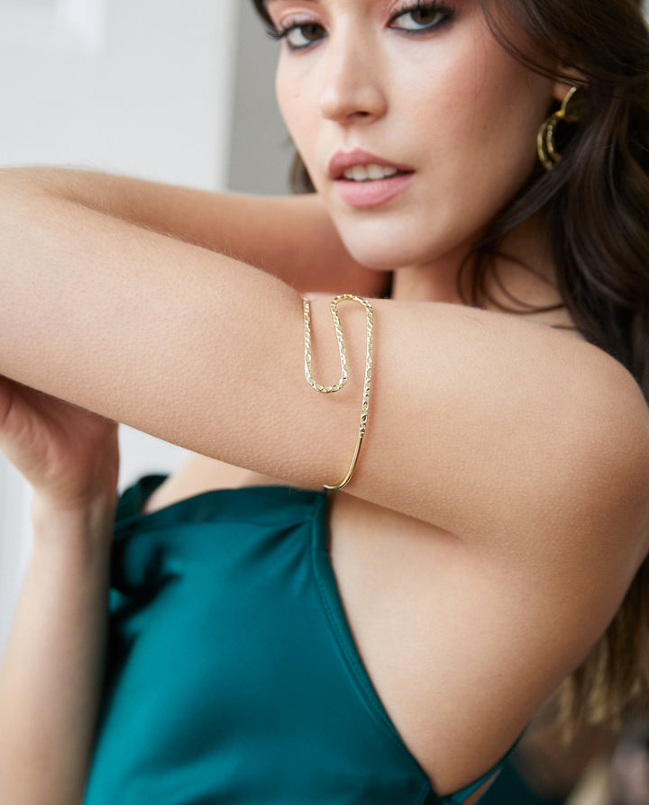 Brazalete de Brazo Lia Dorado