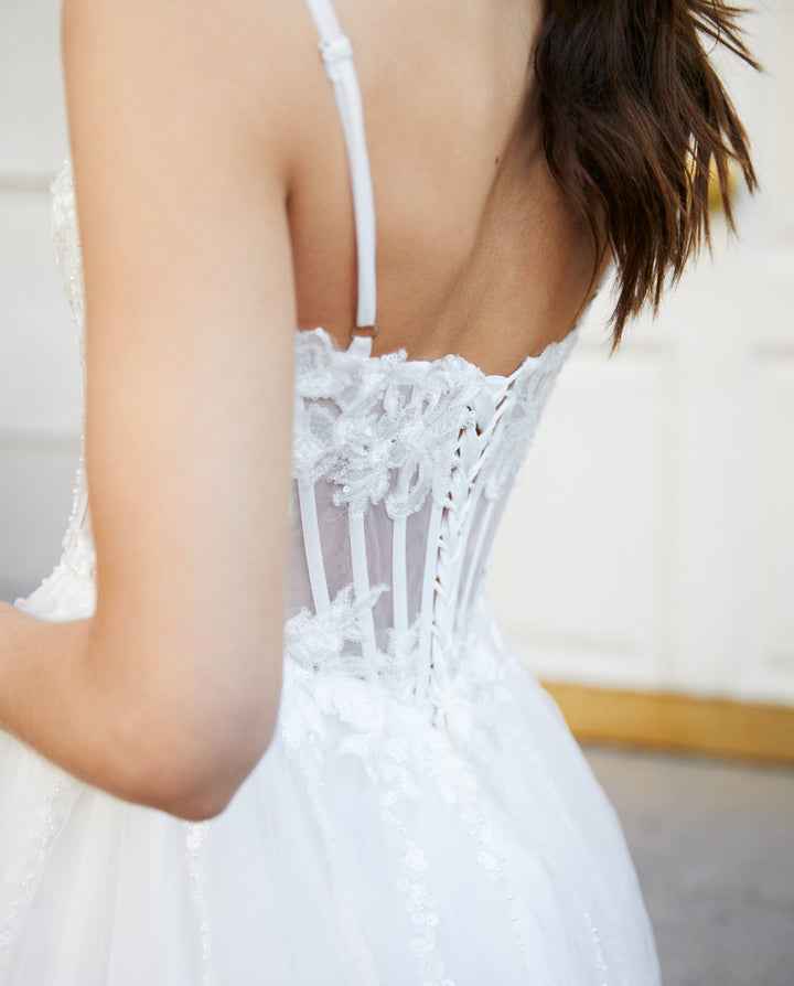 Vestido Largo de Novia Giulia Ivory
