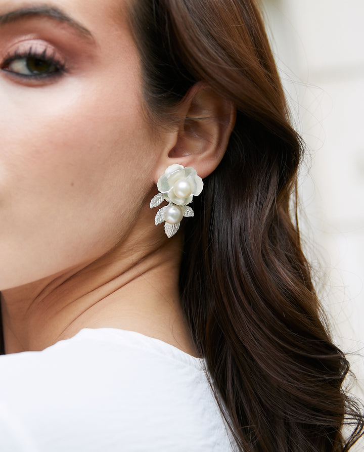 Aros Lavanda Plateado