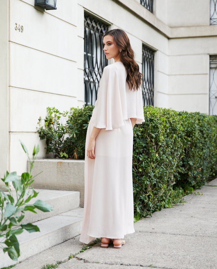 Vestido Largo de Novia Iris Nude