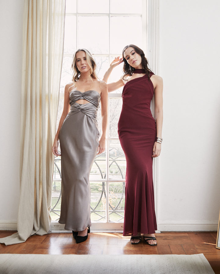 Vestido Largo de Fiesta Anastasia Burdeo