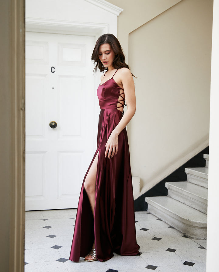 Vestido Largo de Fiesta Rafa Burdeo