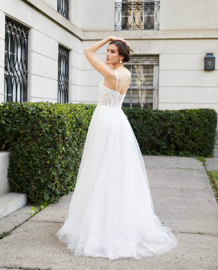 Vestido Largo de Novia Vittoria Blanco