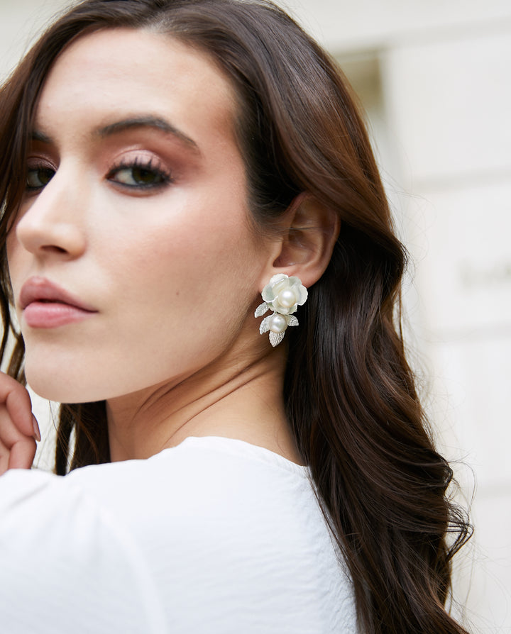 Aros Lavanda Plateado