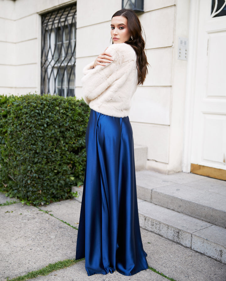 Vestido Largo de Fiesta Miranda Azul Oscuro