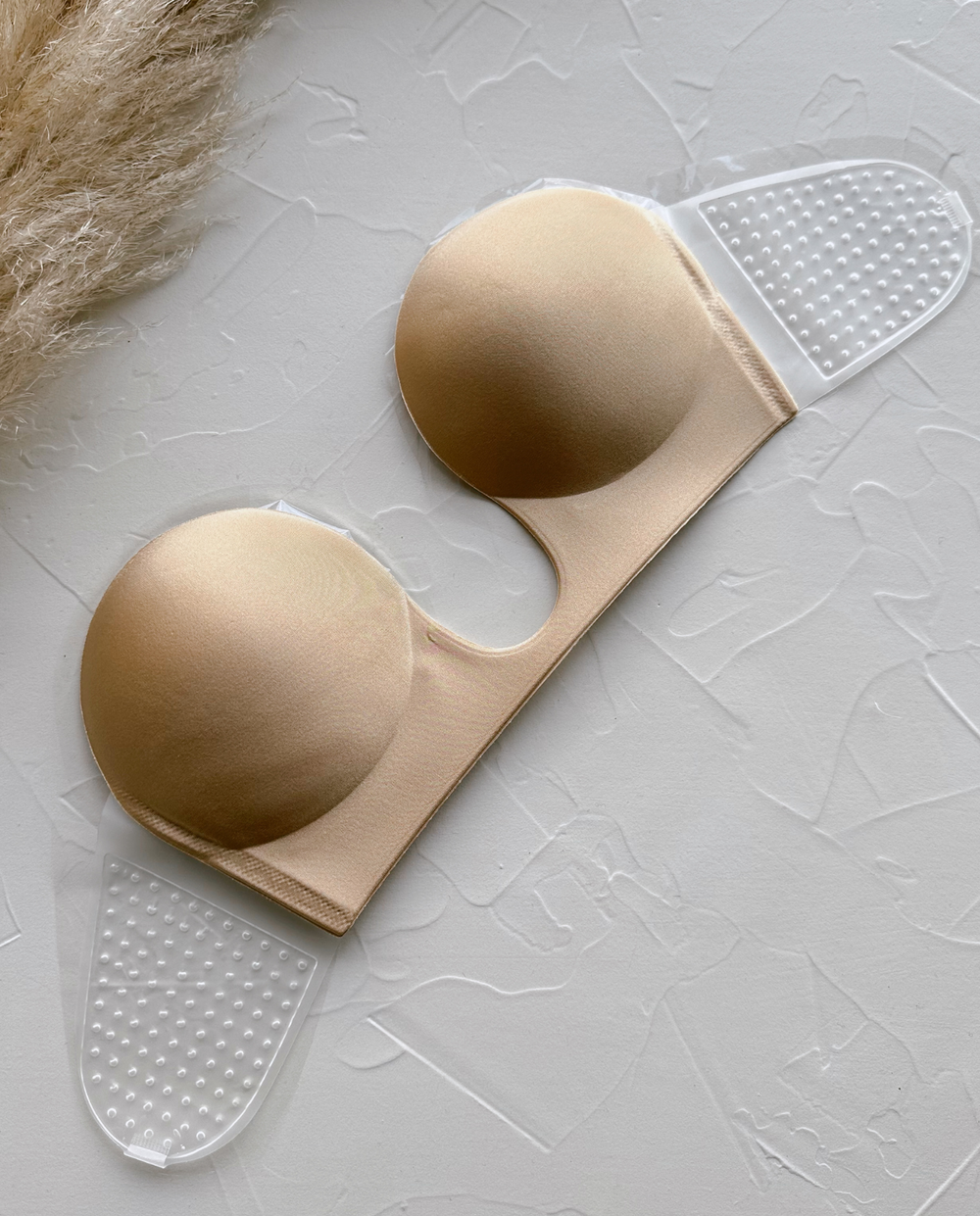 Bra Escote Profundo Beige