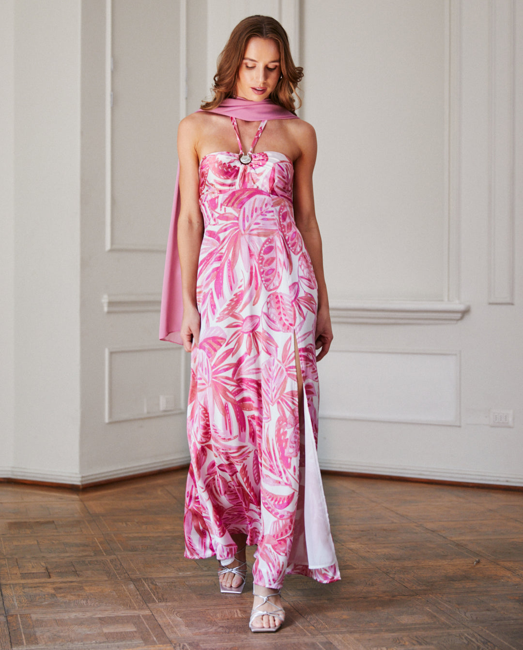 Pañuelo Antonia Gasa Rosado