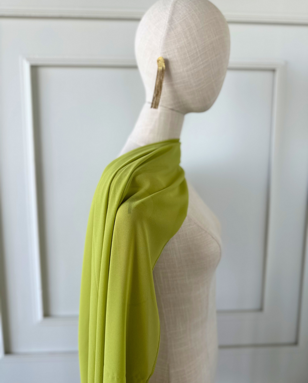 Maxi Pañuelo Antonia Gasa Verde Limón