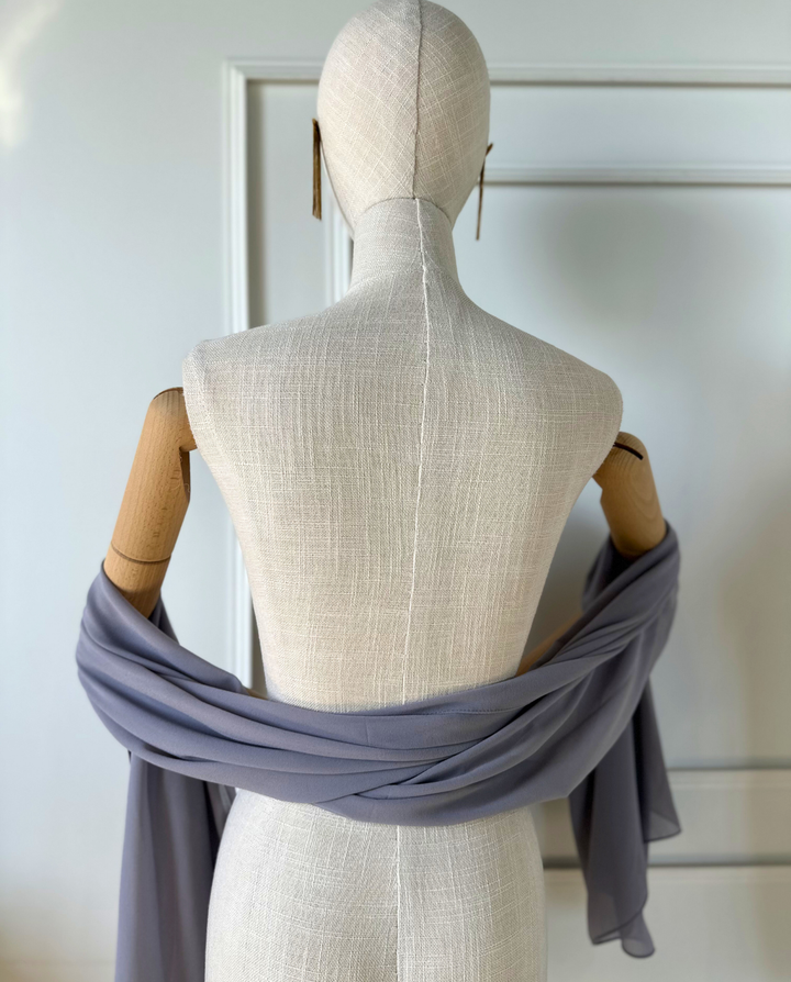 Maxi Pañuelo Antonia Gasa Gris