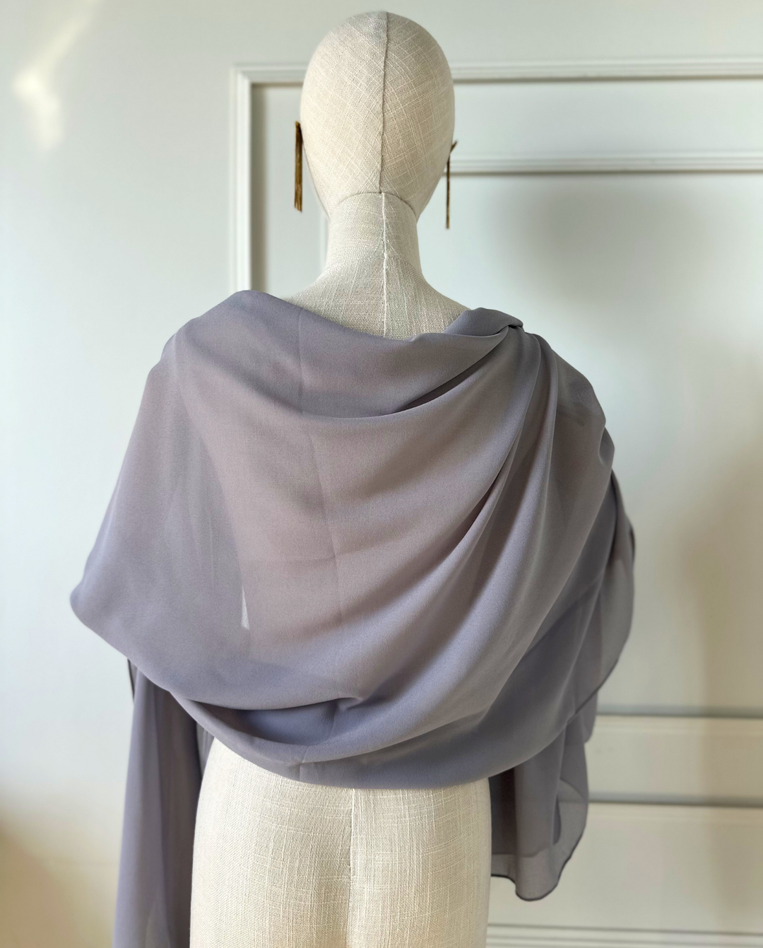 Maxi Pañuelo Antonia Gasa Gris