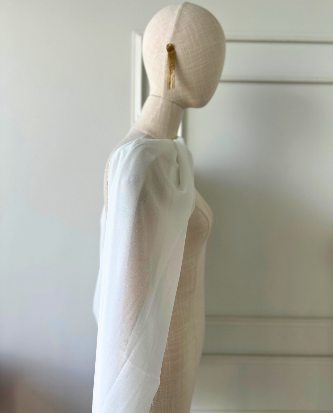 Pañuelo Antonia Gasa Ivory
