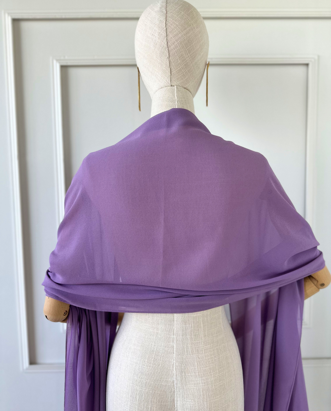 Pañuelo Antonia Gasa Malva