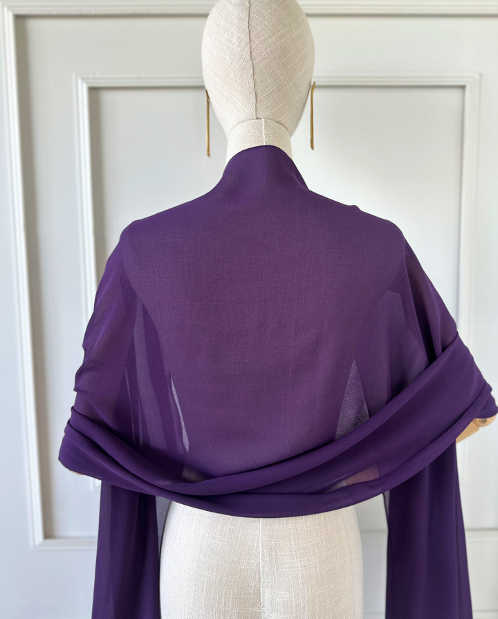 Pañuelo Antonia Gasa Morado