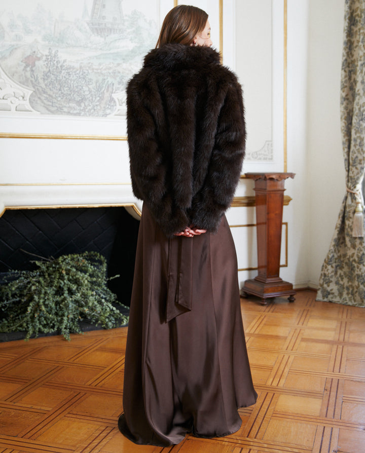 Peludo Tamara con Cierre Chocolate