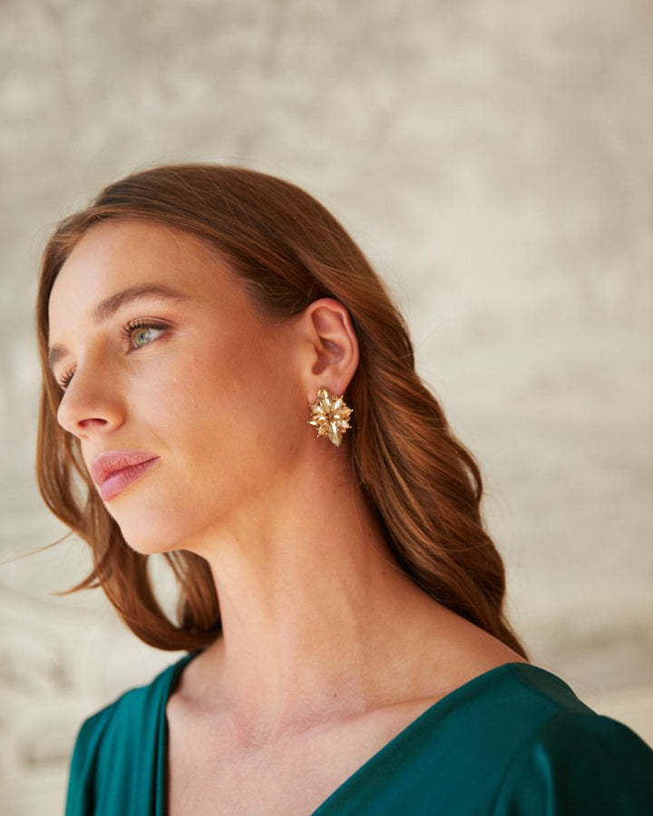 Aros Pipa Dorado Oscuro