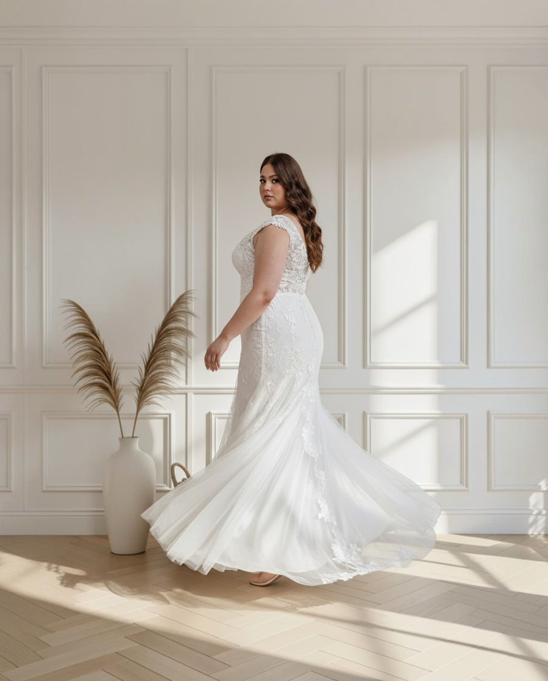 LONG WHITE CELIA DRESS