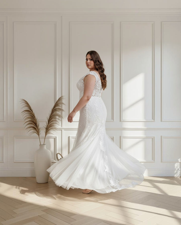 LONG WHITE CELIA DRESS