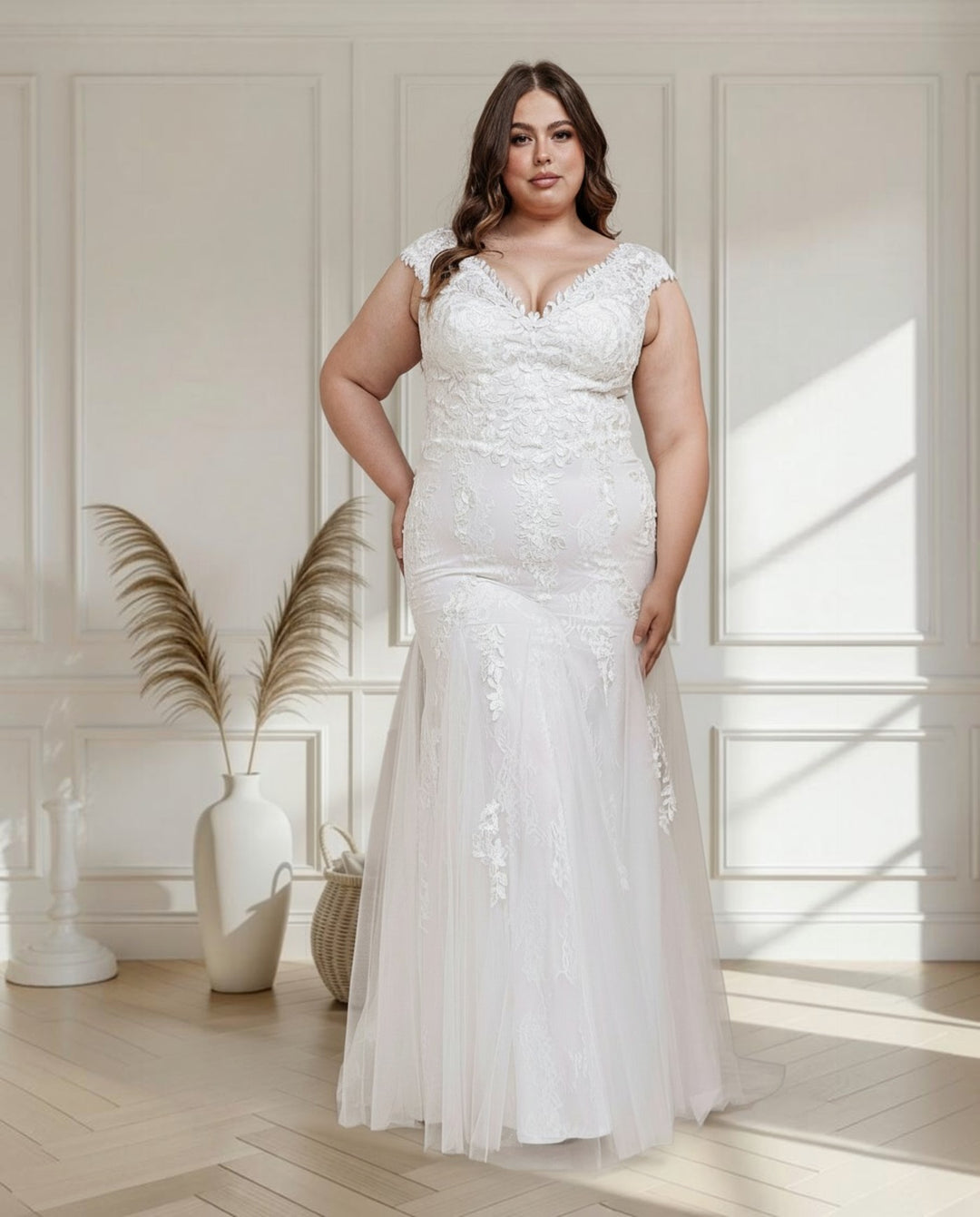 LONG WHITE CELIA DRESS