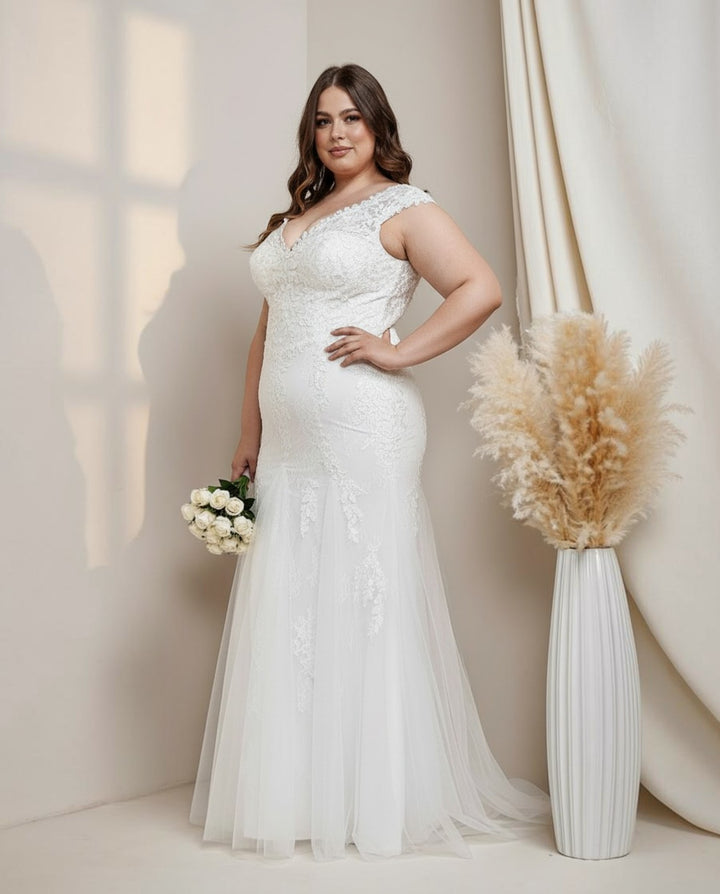 LONG WHITE CELIA DRESS